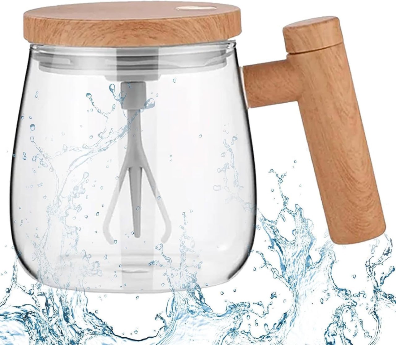 Self-Stirring Mug | Effortless Mixing for Coffee, Milk & More (400 ML)