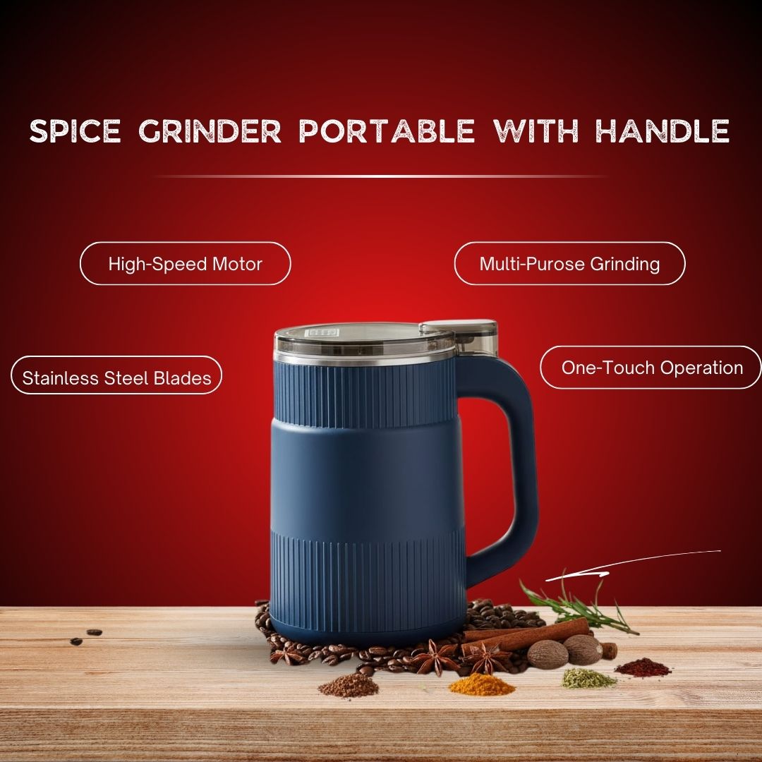 Spice Grinder Portable with Handle